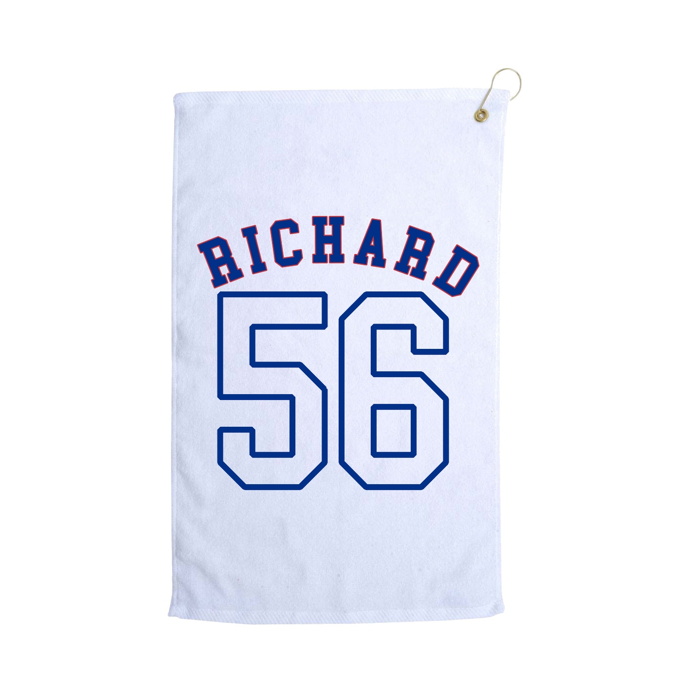 Golf Towel — Shirsey Arch in White