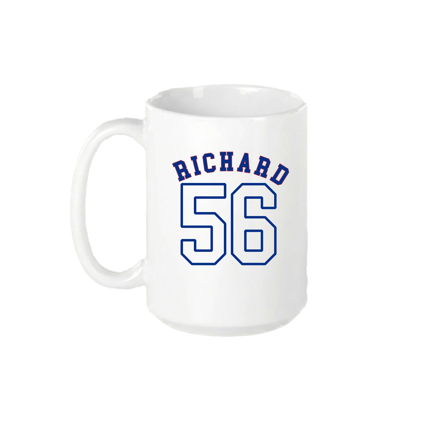15oz Coffee Mug — Shirsey Arch in White