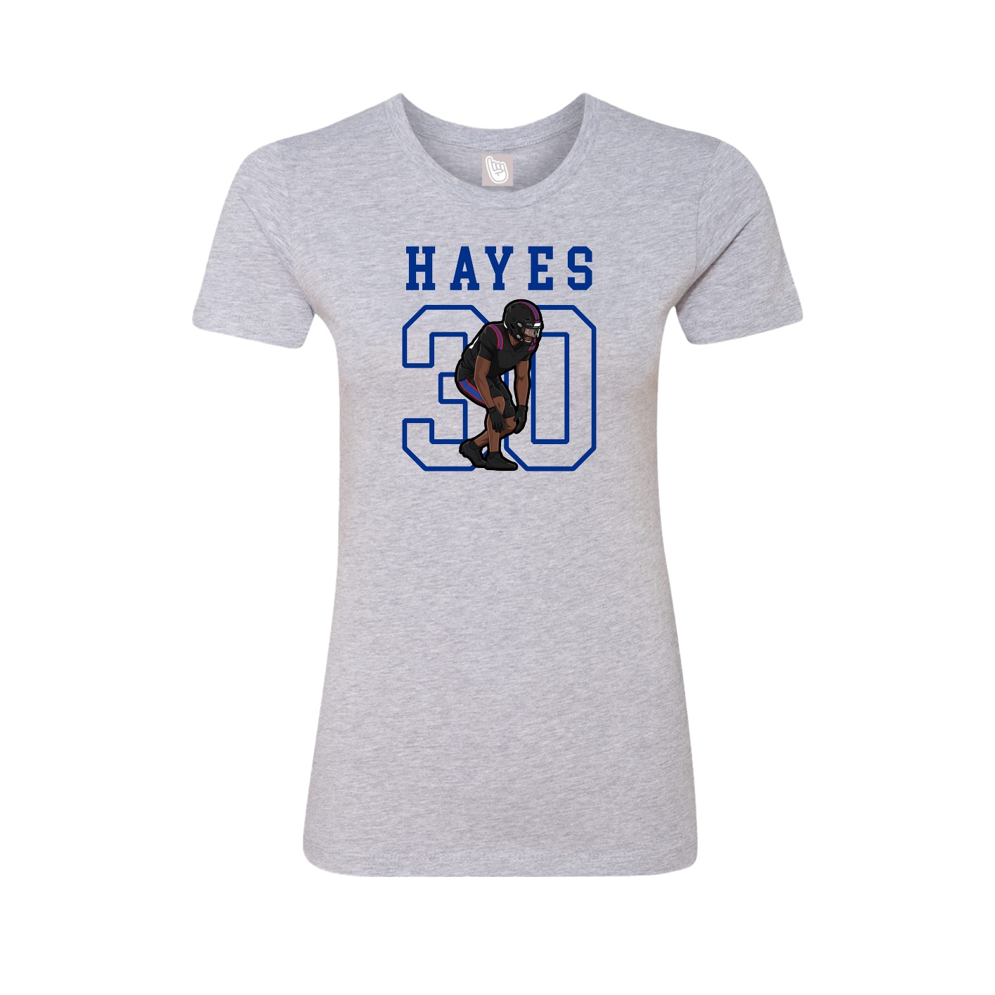 Fitted Women's Tee — Shirsey in Grey