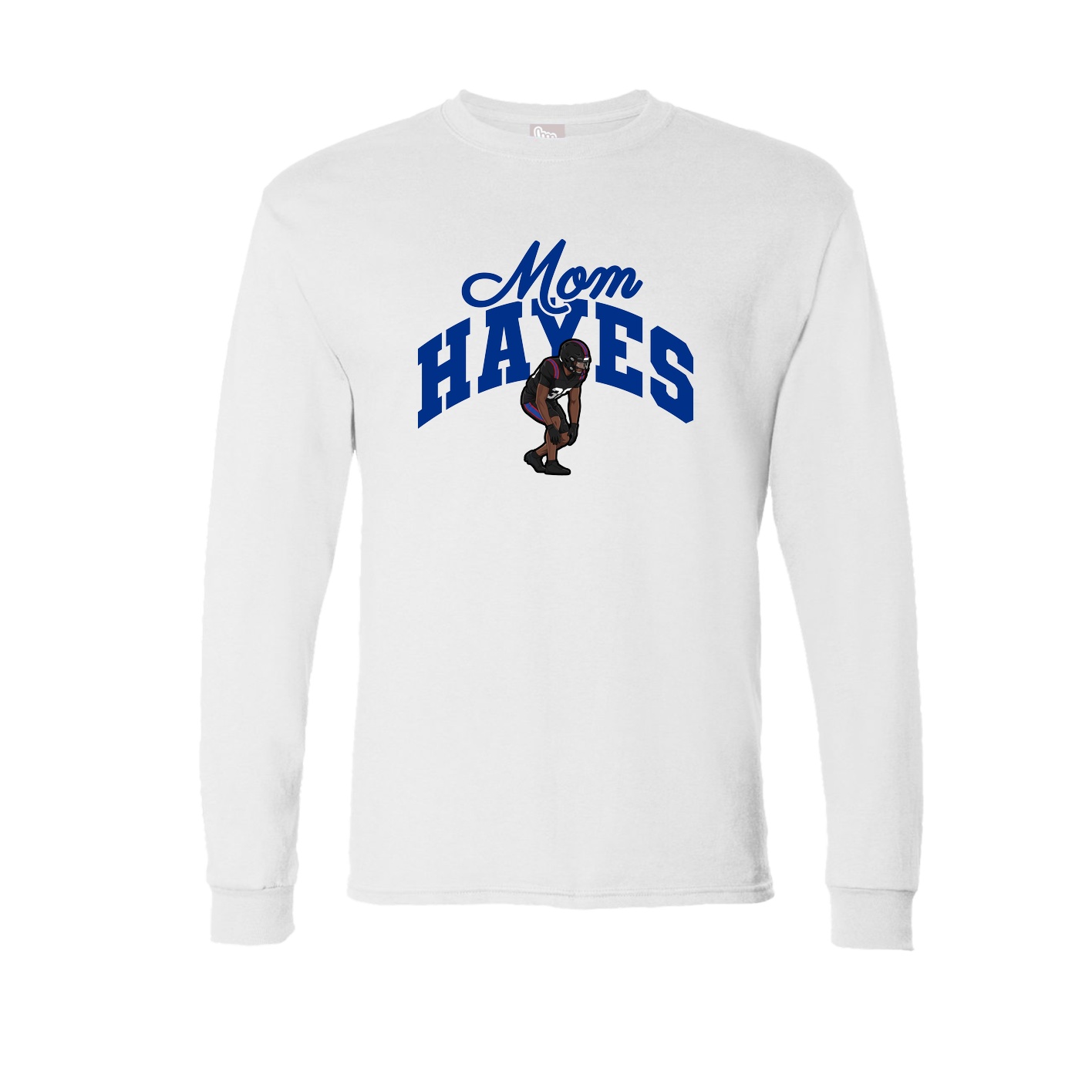 Long Sleeve Tee — Mothers Day Arch in White
