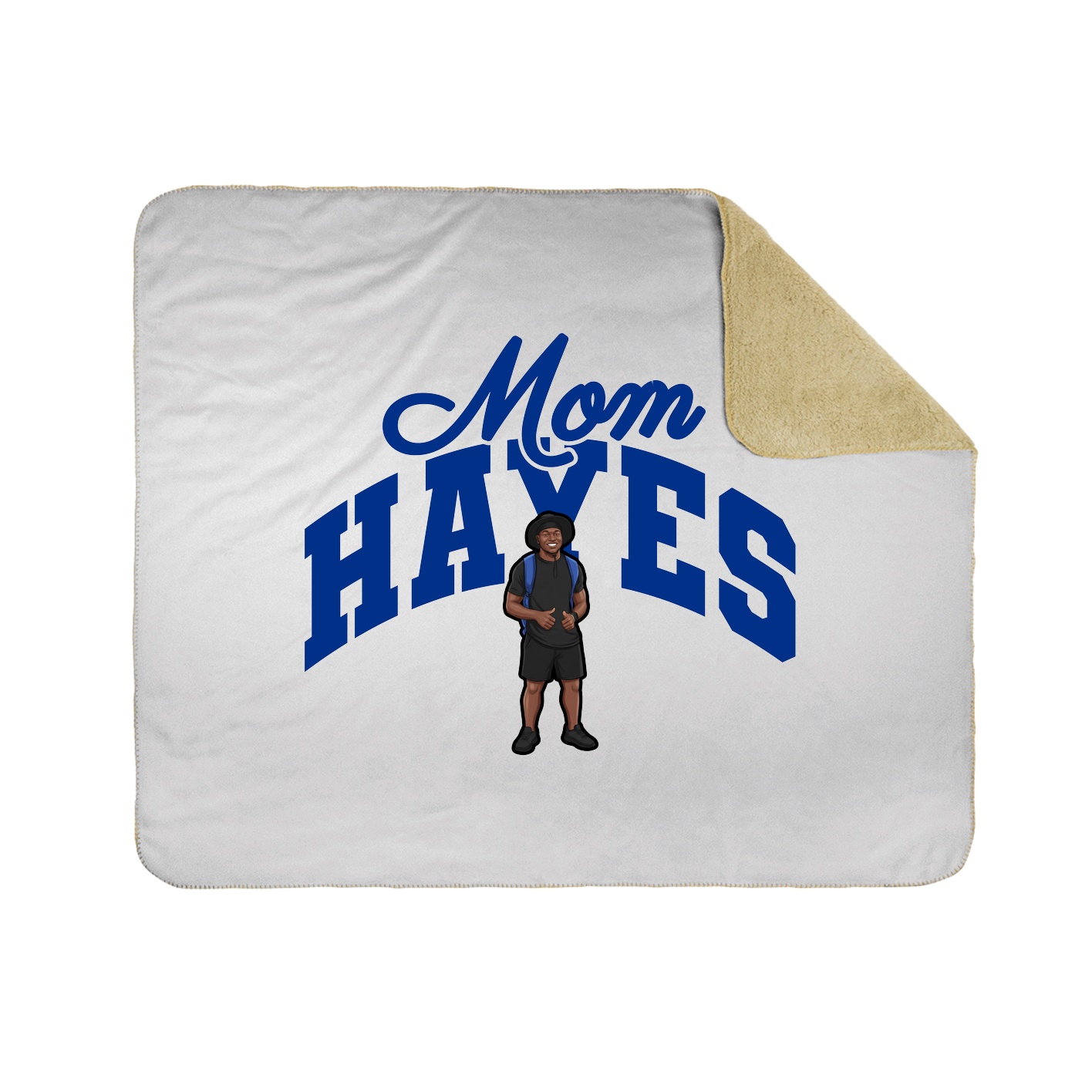 Throw Blanket — Mothers Day Arch in White