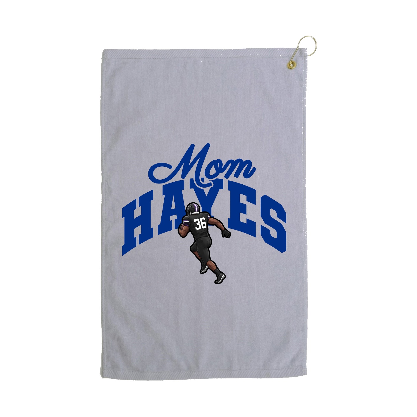 Golf Towel — Mothers Day Arch in Grey
