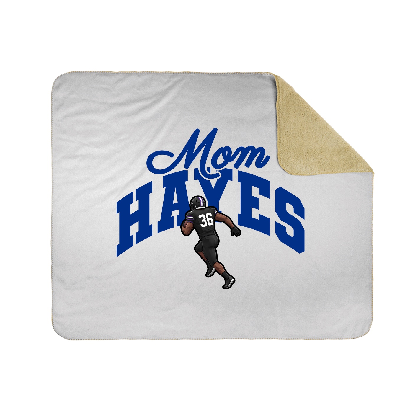 Throw Blanket — Mothers Day Arch in White