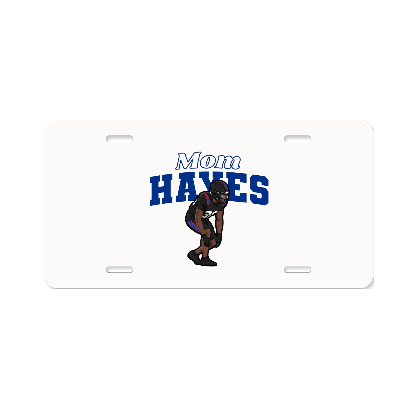License Plate — Mothers Day Block in Classic