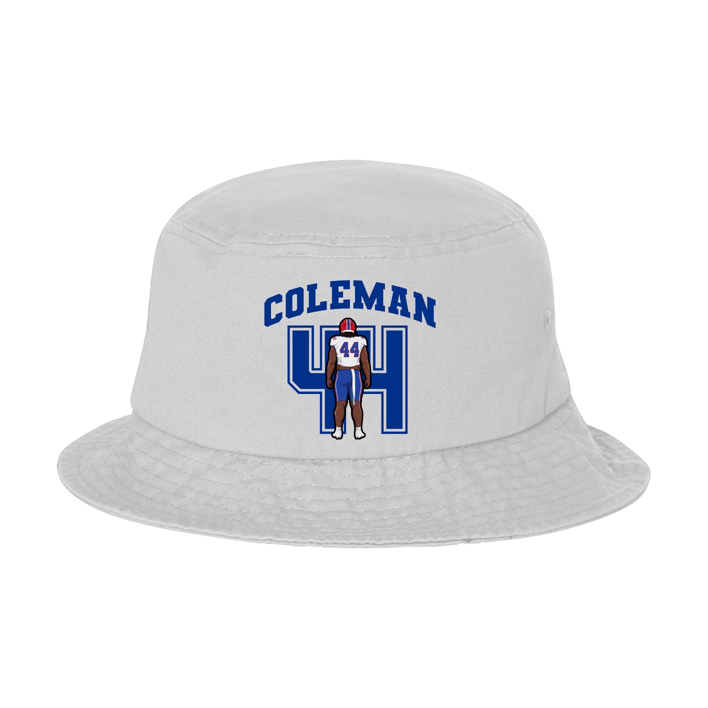 Bucket Cap — Number in White