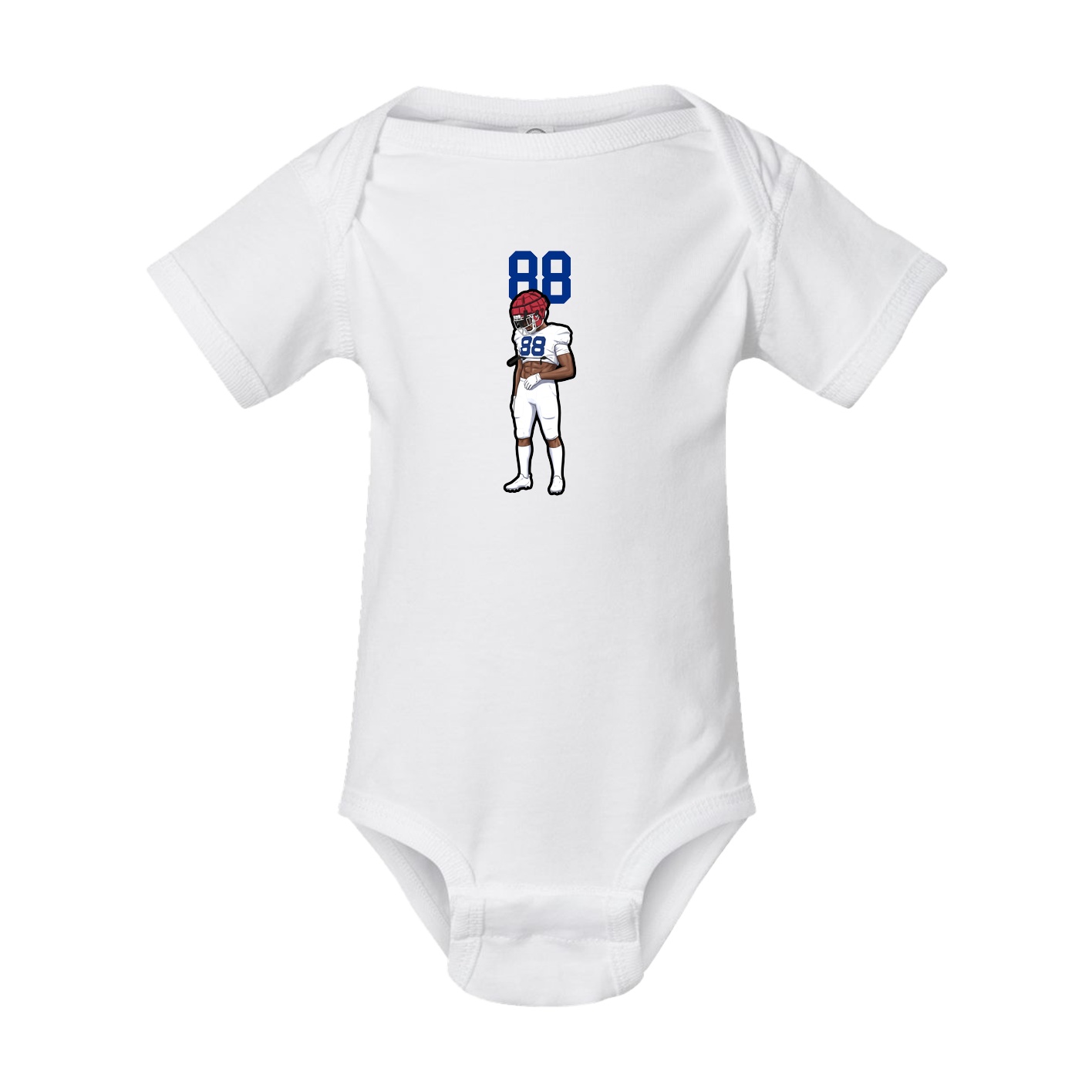 Baby Onesie — Number Top in White