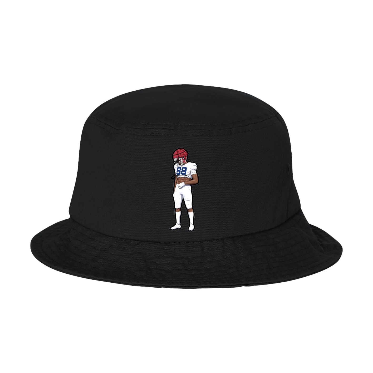 Bucket Cap — Name Vertical in Black