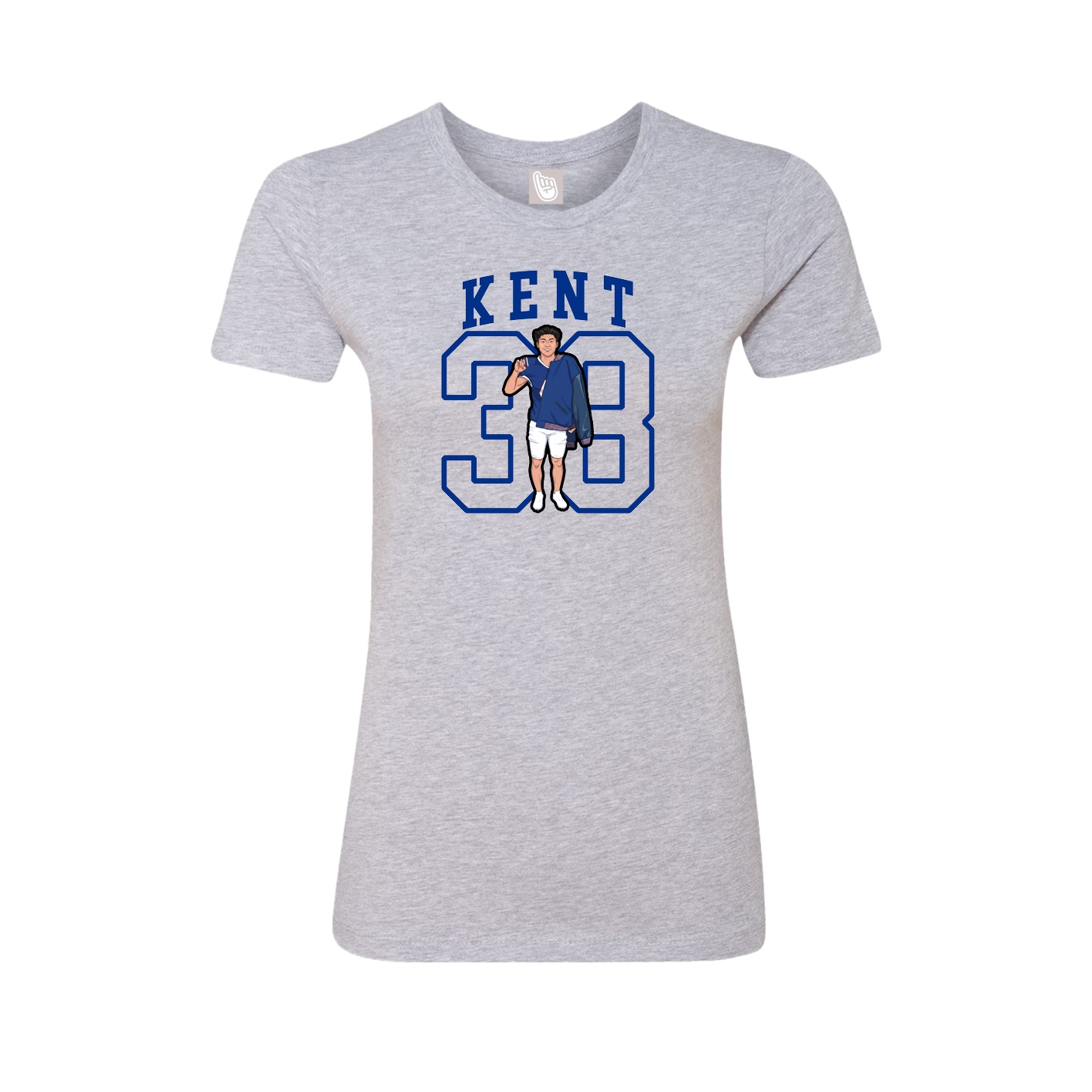Fitted Women's Tee — Shirsey in Grey