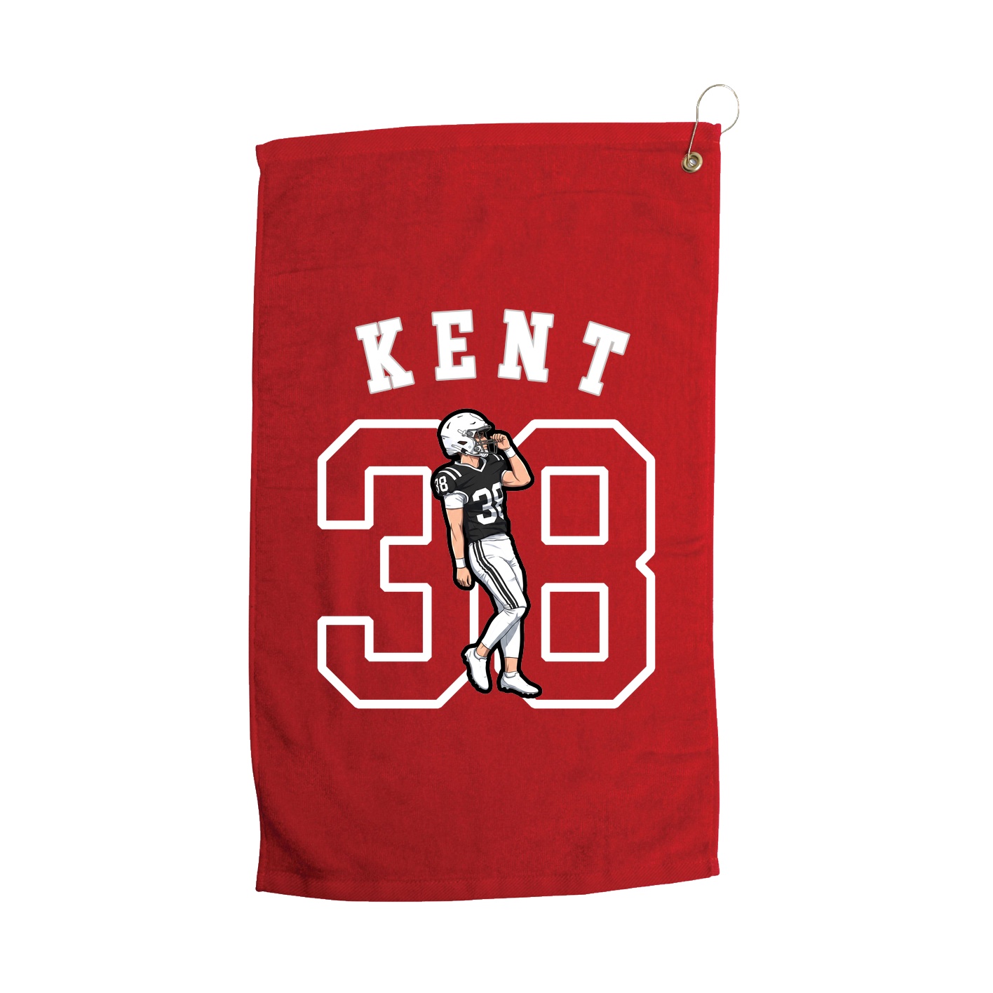 Golf Towel — Shirsey Arch in Red