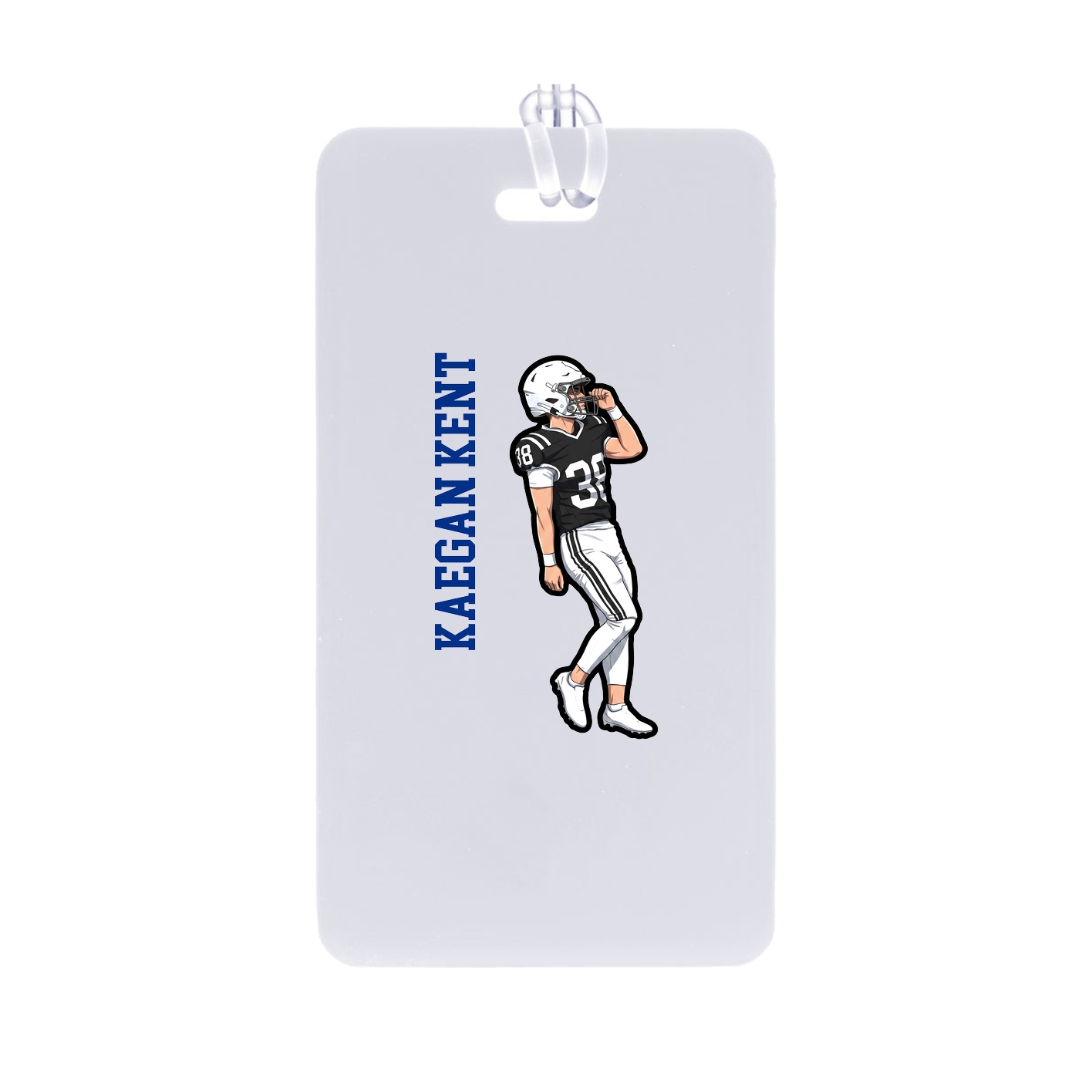 Bag Tag — Name Vertical in Classic