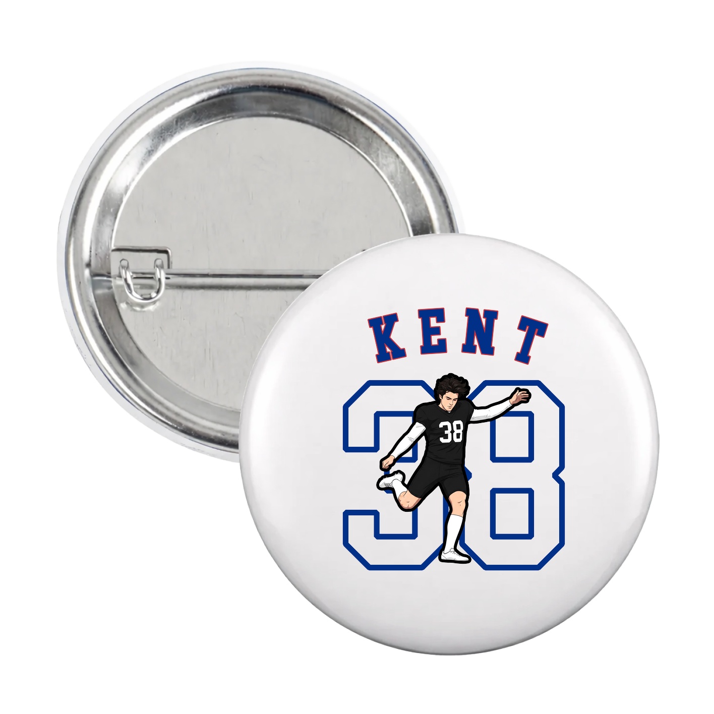 Game Day Button — Shirsey Arch in White