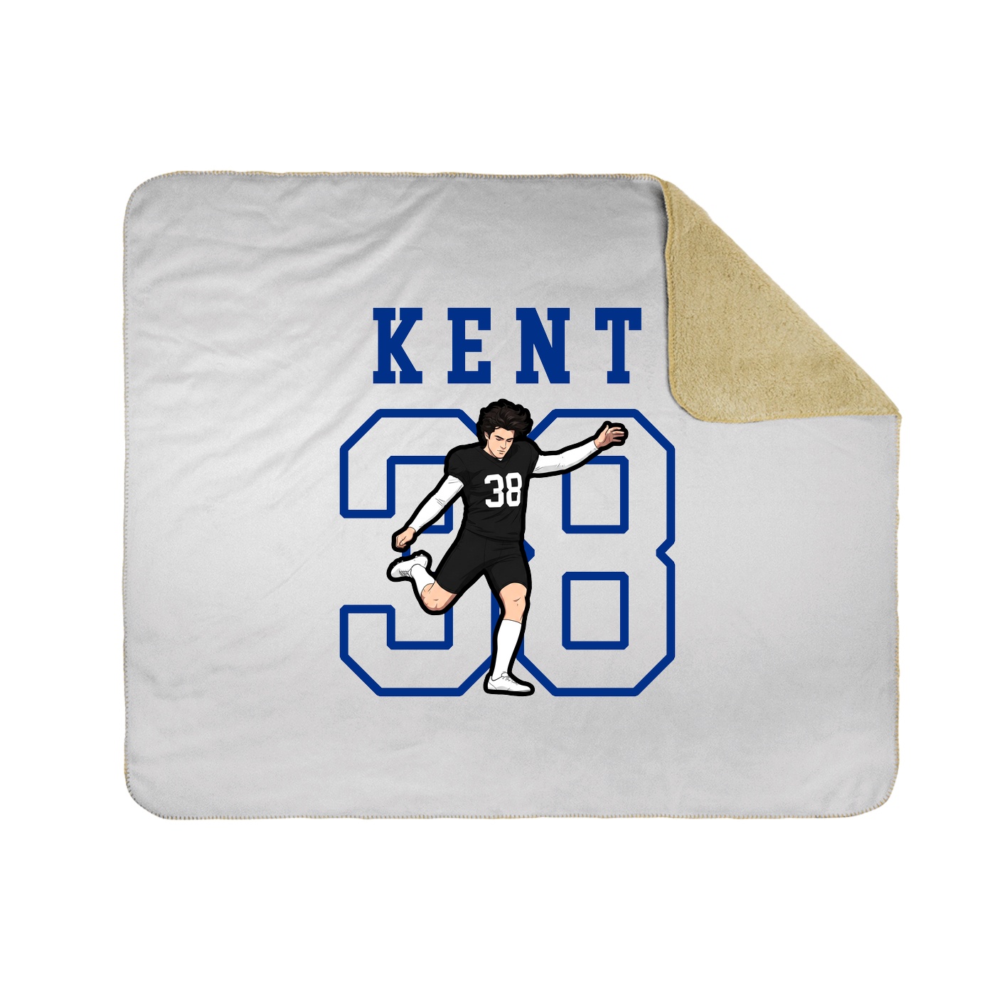 50x60 Sherpa Lined Throw Blanket