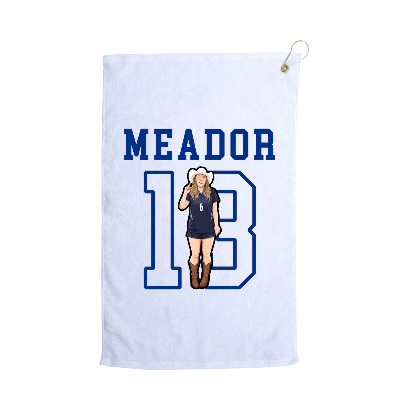 Golf Towel — Shirsey in White