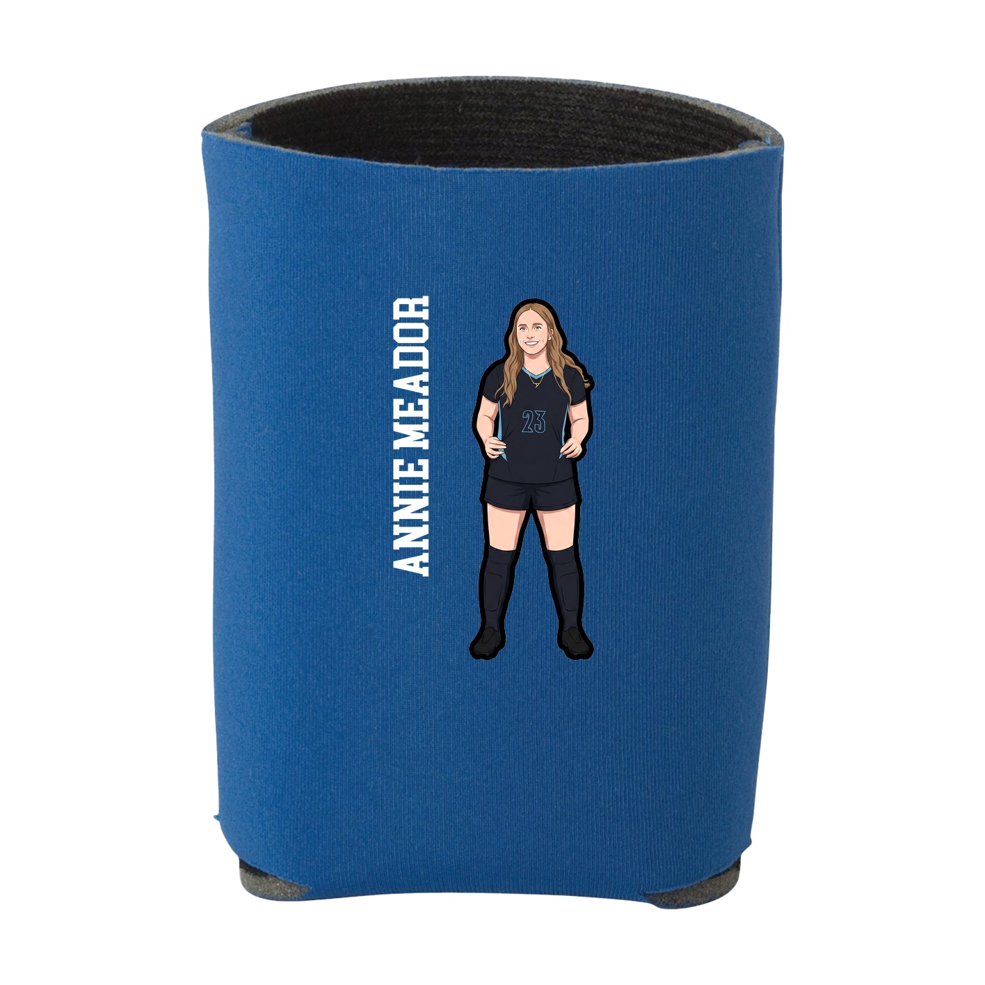 Can Holder — Name Vertical in Royal