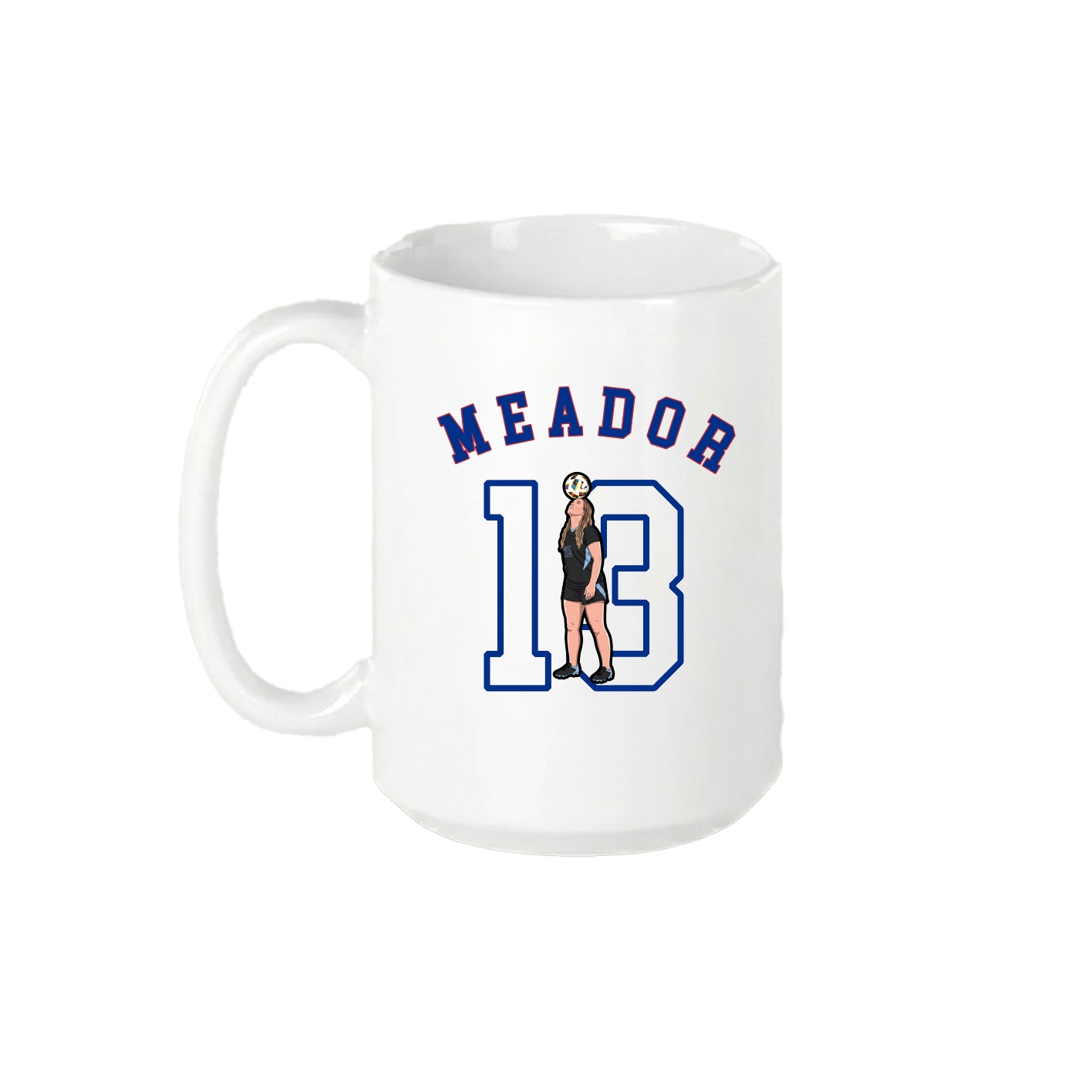 15oz Coffee Mug — Shirsey Arch in White
