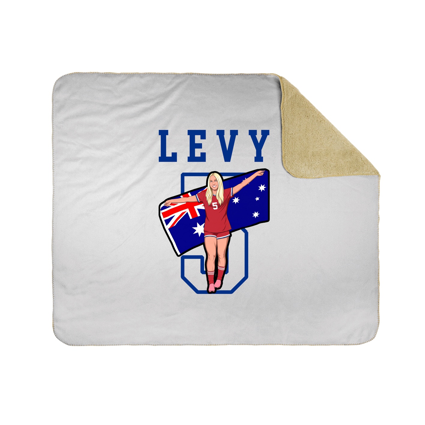 Throw Blanket — Shirsey in White
