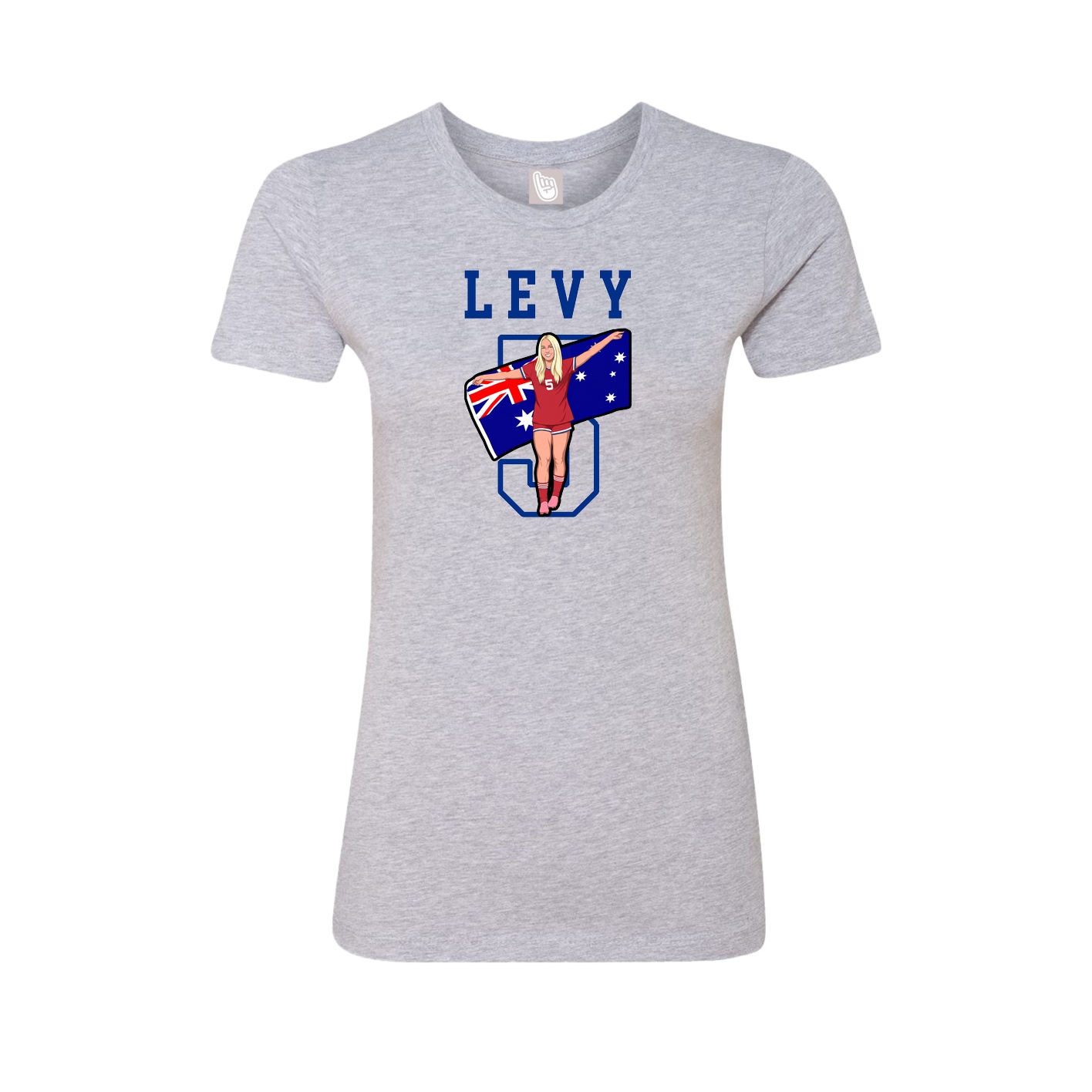 Fitted Women's Tee — Shirsey in Grey