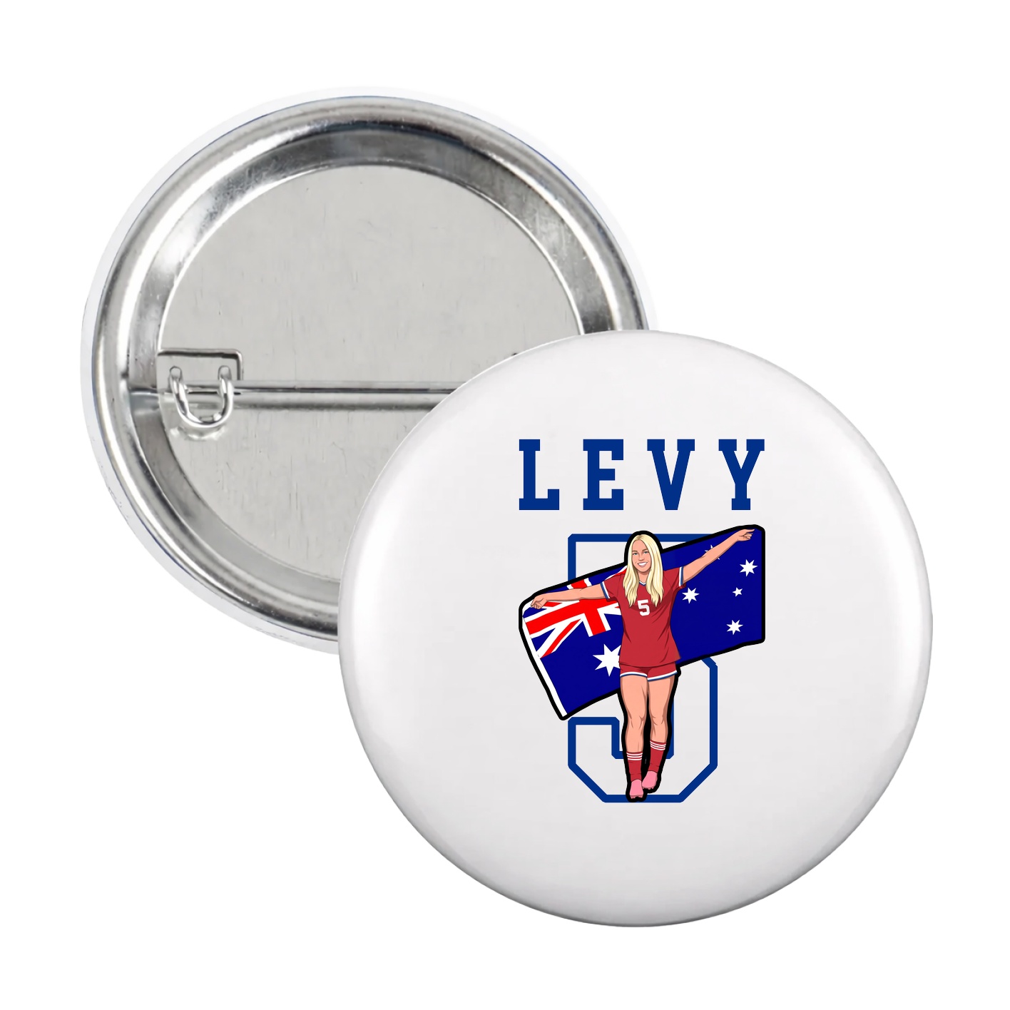 Game Day Button — Shirsey in White