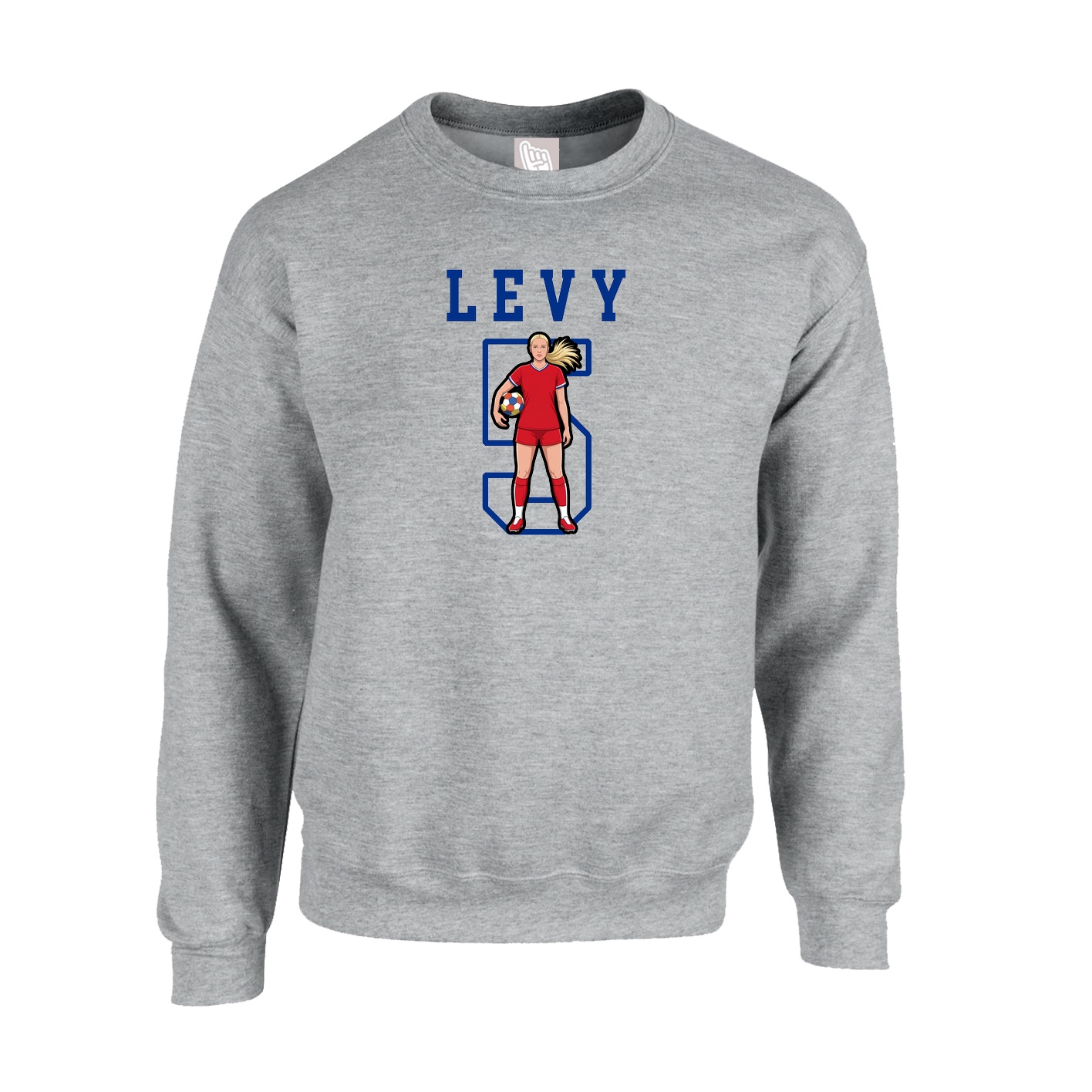 Fleece Crew — Shirsey in Grey