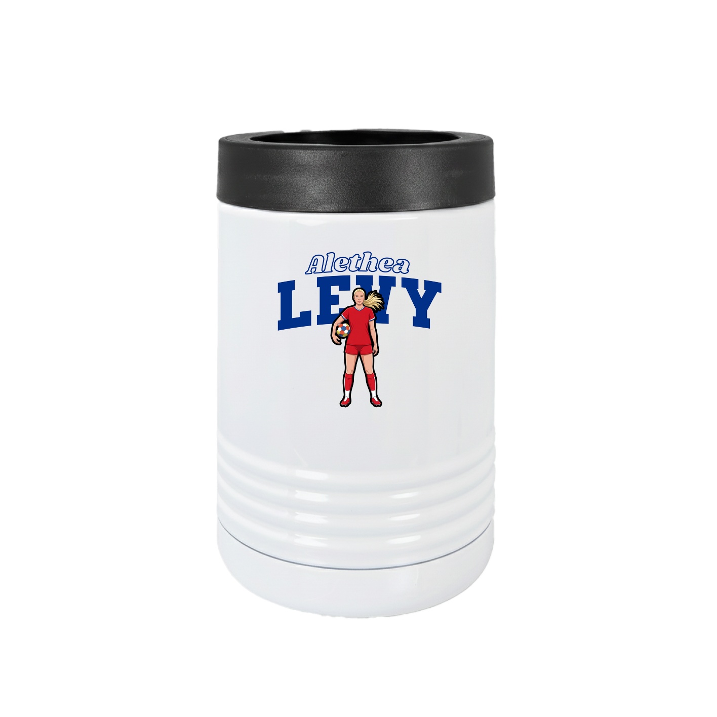 Beverage Holder — Name Arch in White