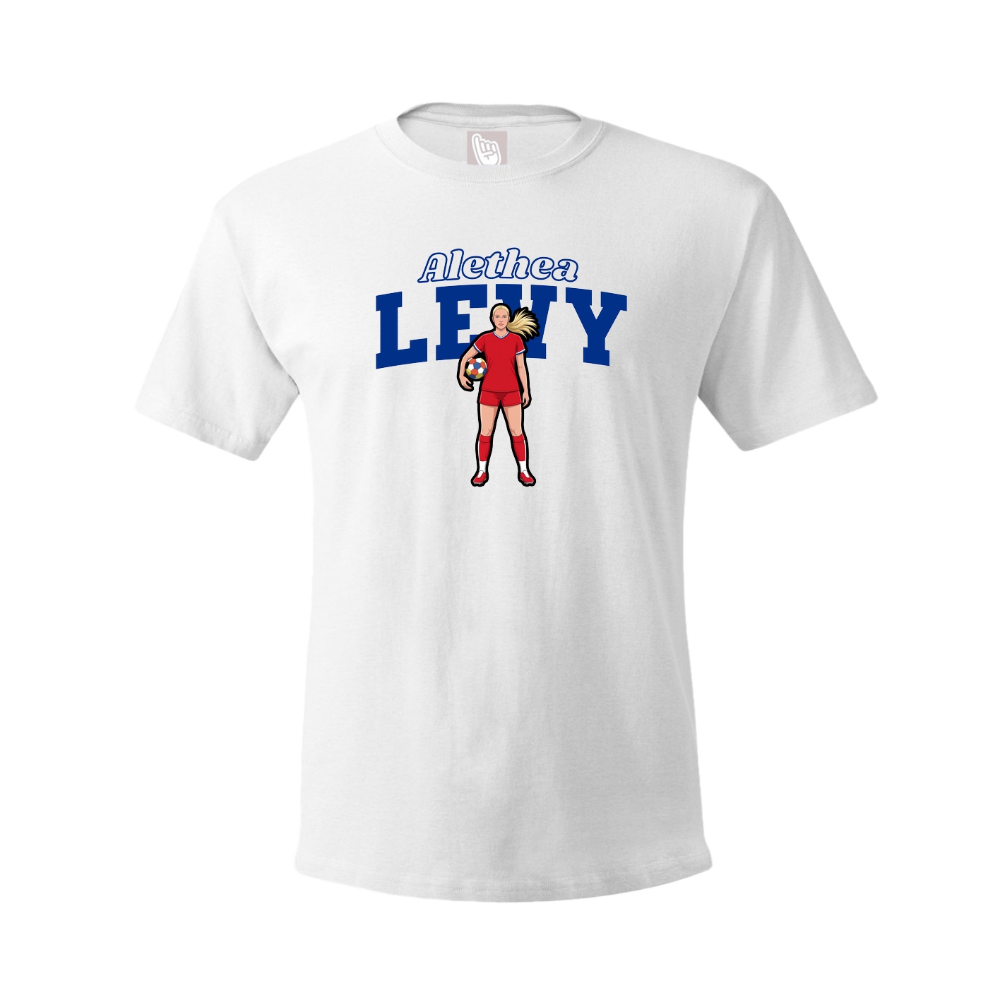 Tee — Name Arch in White
