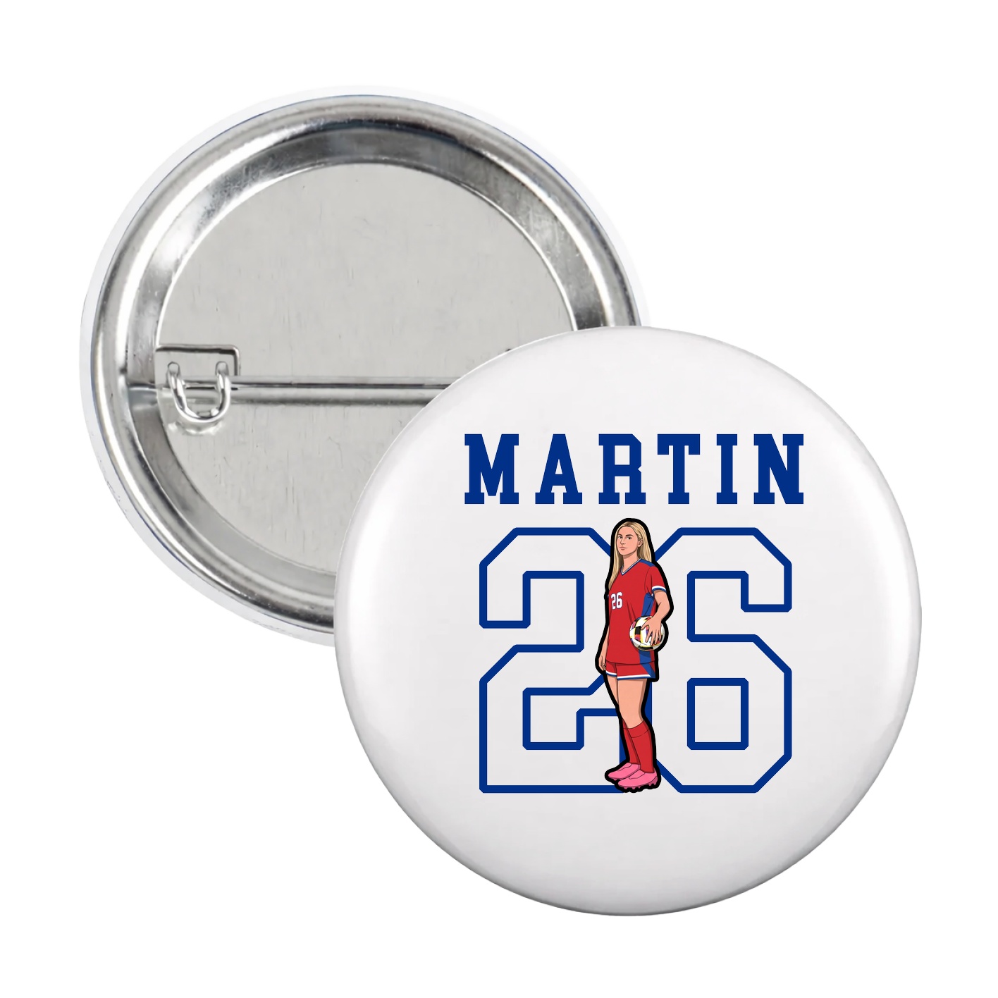 Game Day Button — Shirsey in White