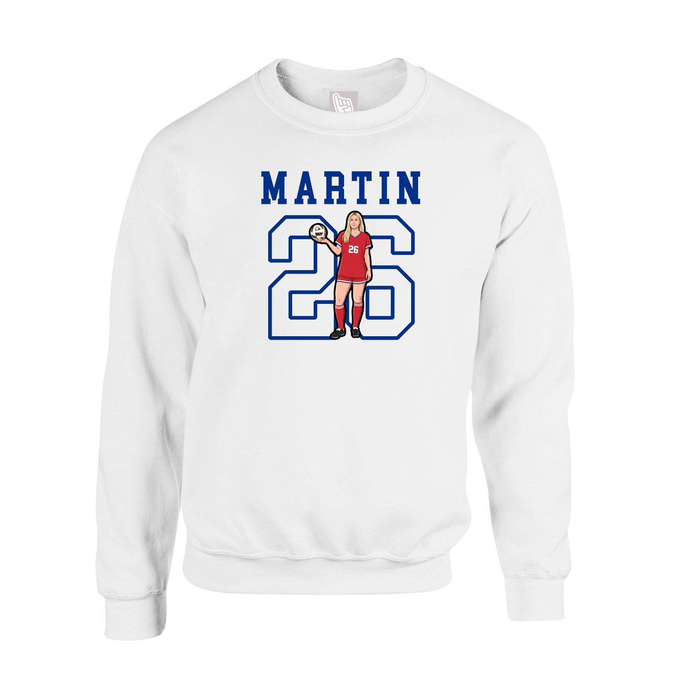 Fleece Crew — Shirsey in White