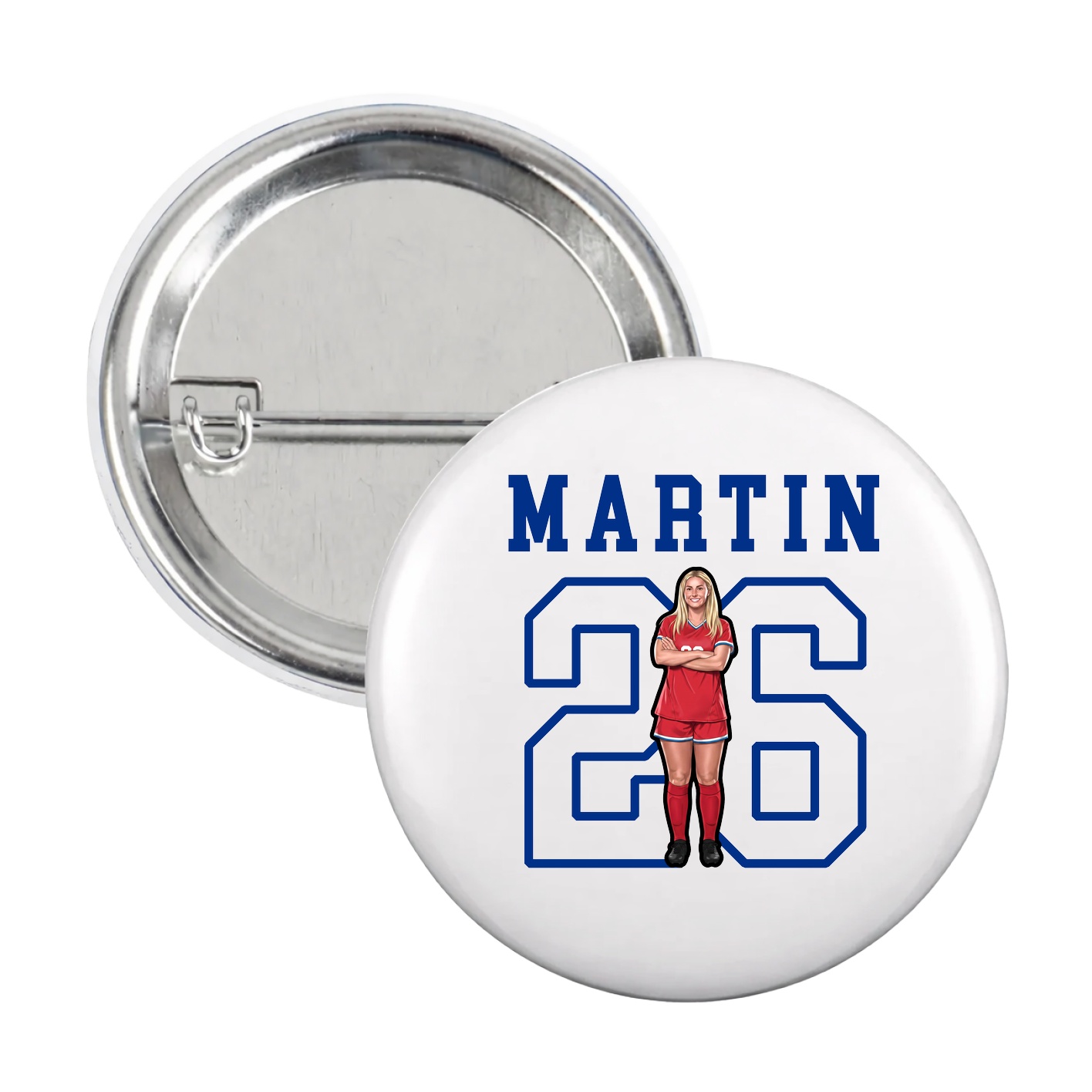 Game Day Button — Shirsey in White