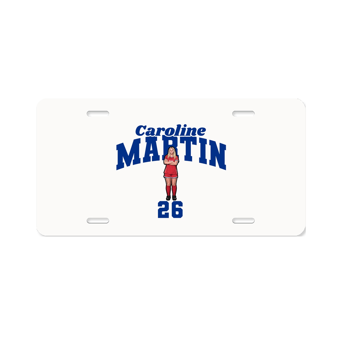 License Plate — Signature Arch in Classic