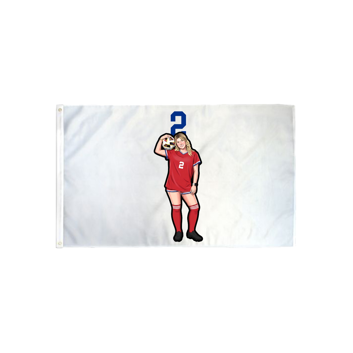 3x5 Flag — Number Top in Classic