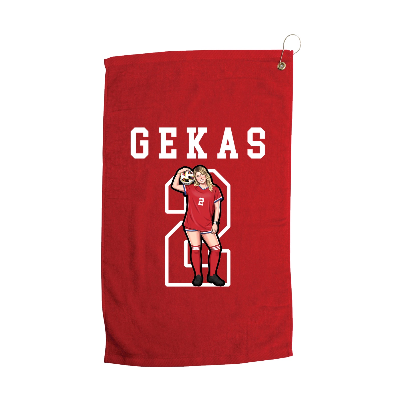 Golf Towel — Shirsey in Red