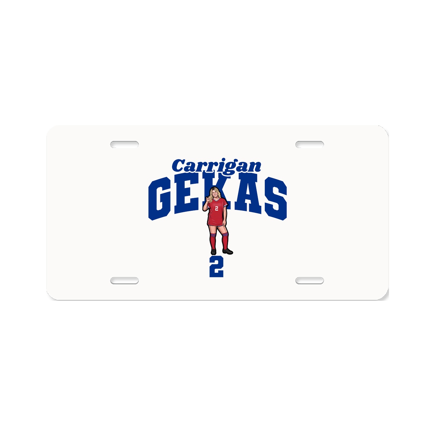 License Plate — Signature Arch in Classic