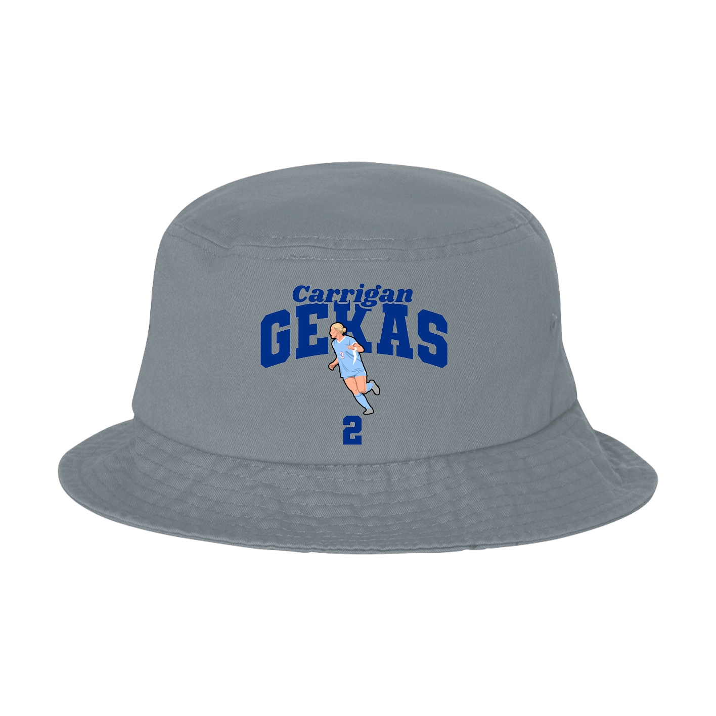 Bucket Cap — Signature Arch in Grey