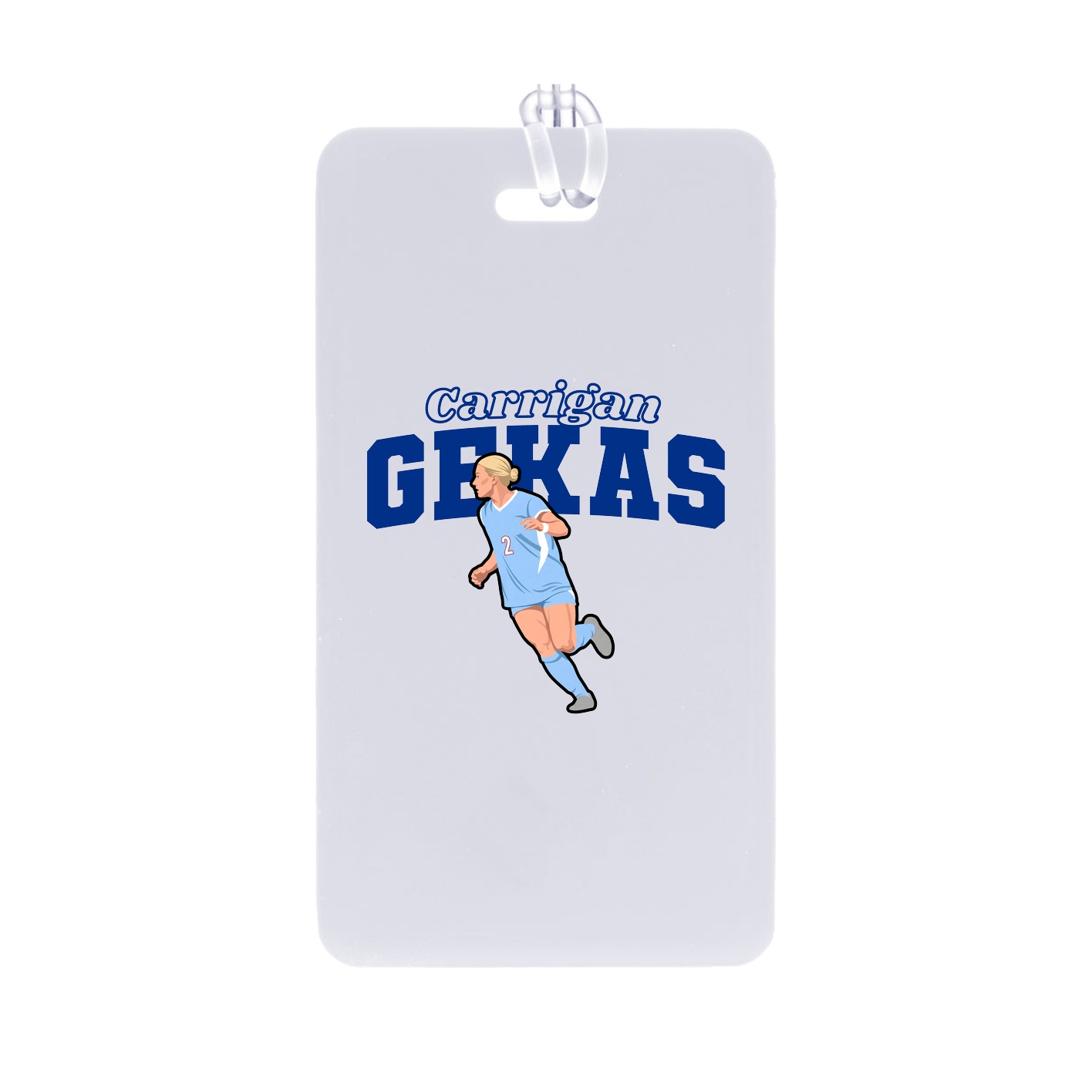 Bag Tag — Name Arch in Classic