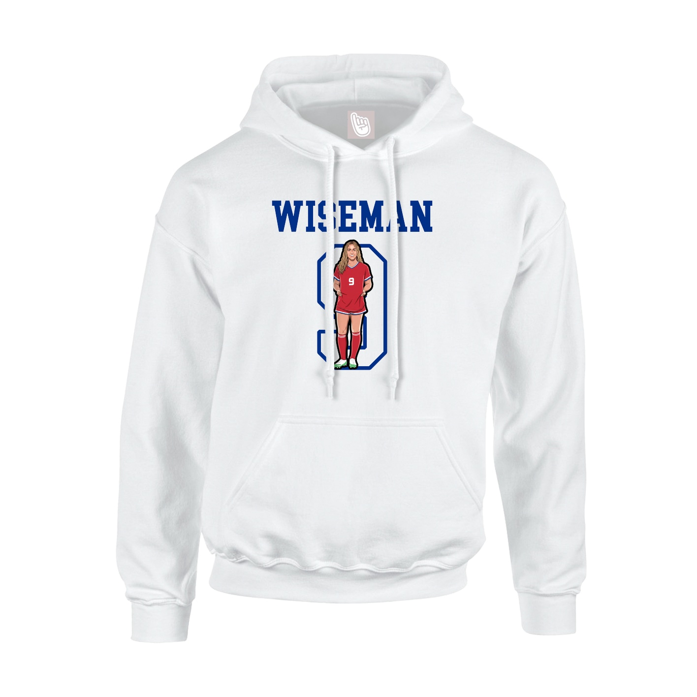 Hoodie — Shirsey in White