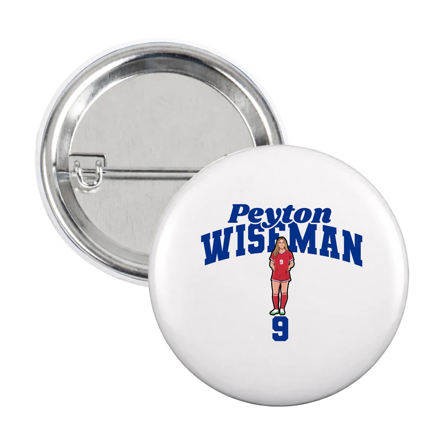 Game Day Button — Signature Arch in White