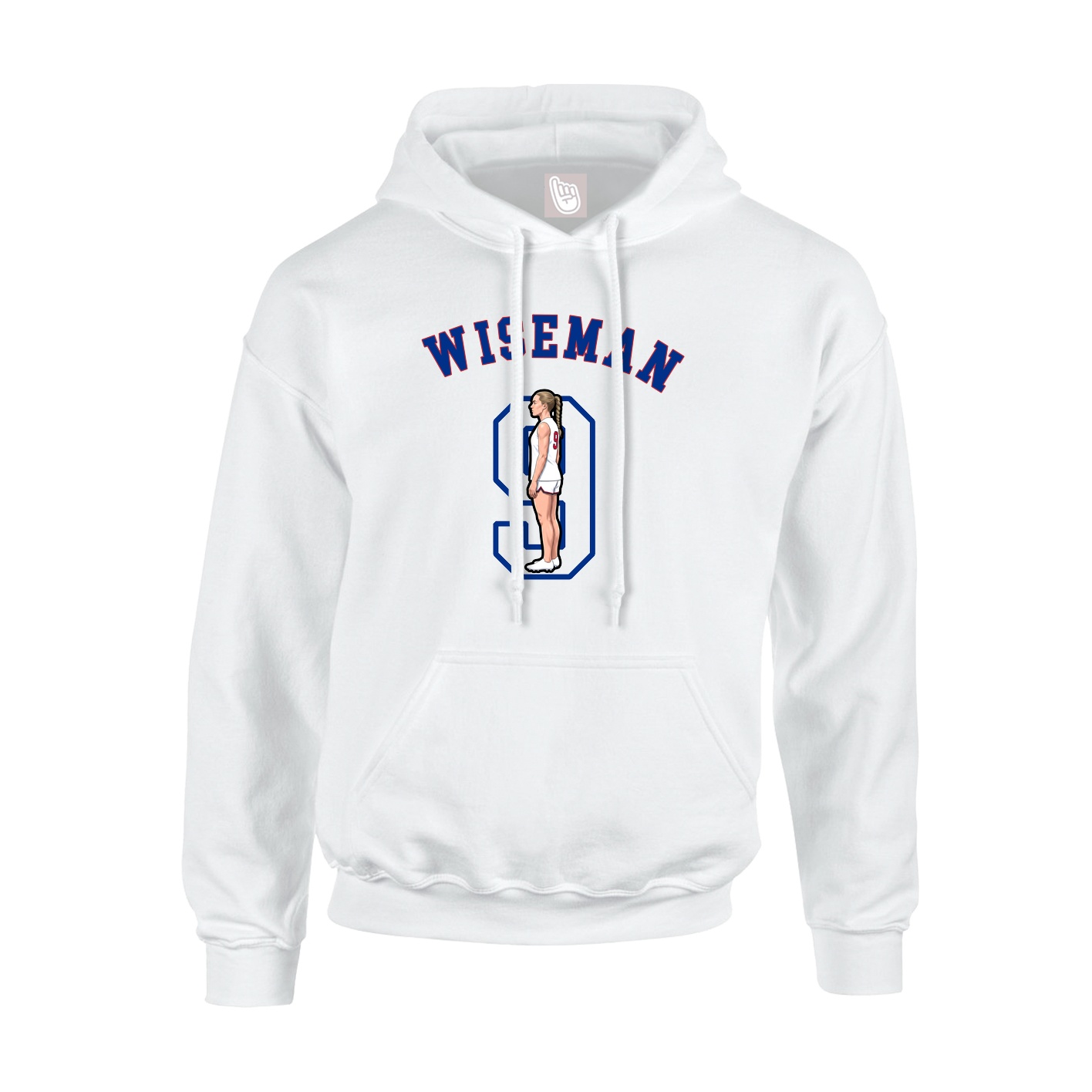 Hoodie — Shirsey Arch in White