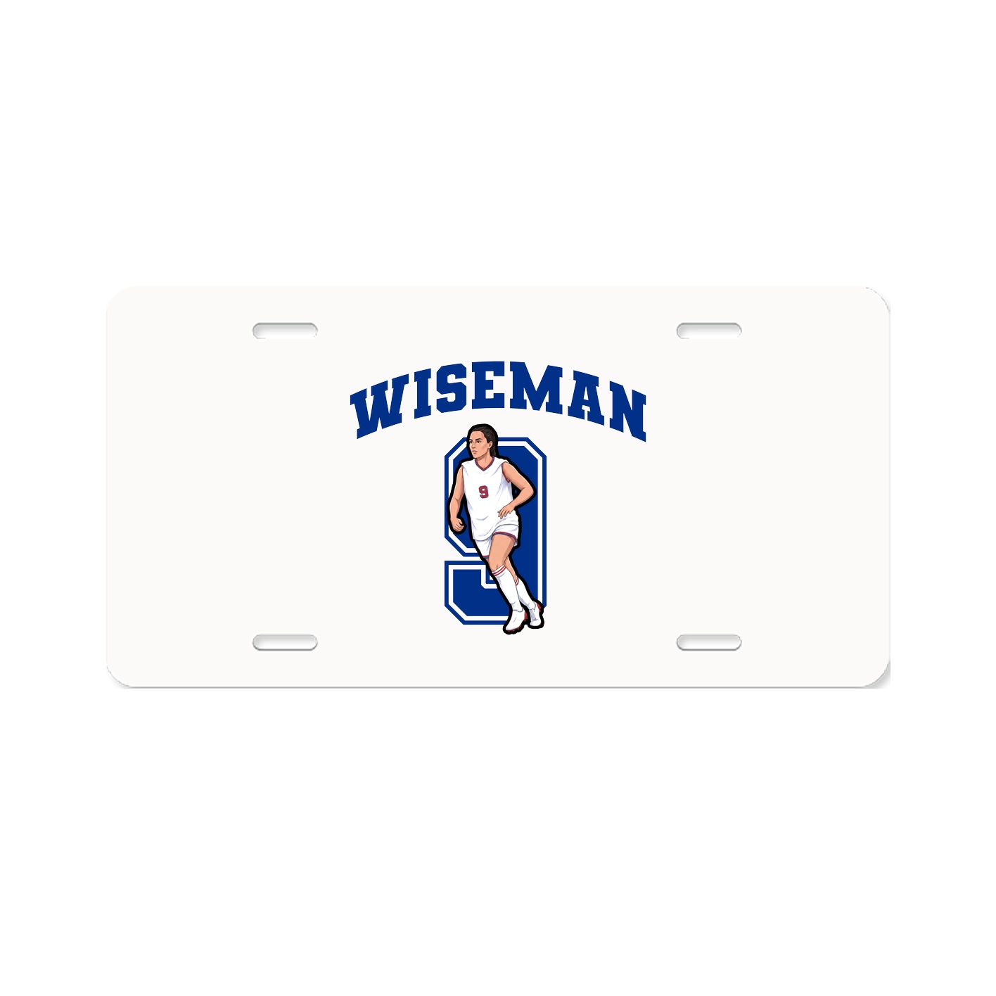 License Plate — Number in Classic