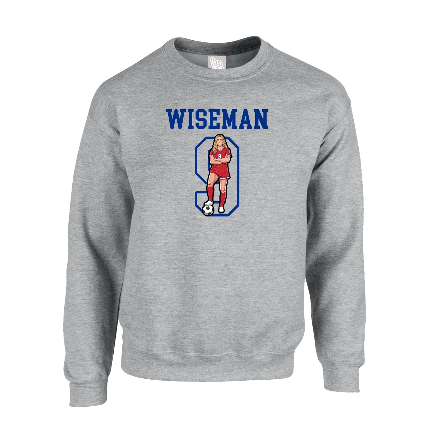 Fleece Crew — Shirsey in Grey