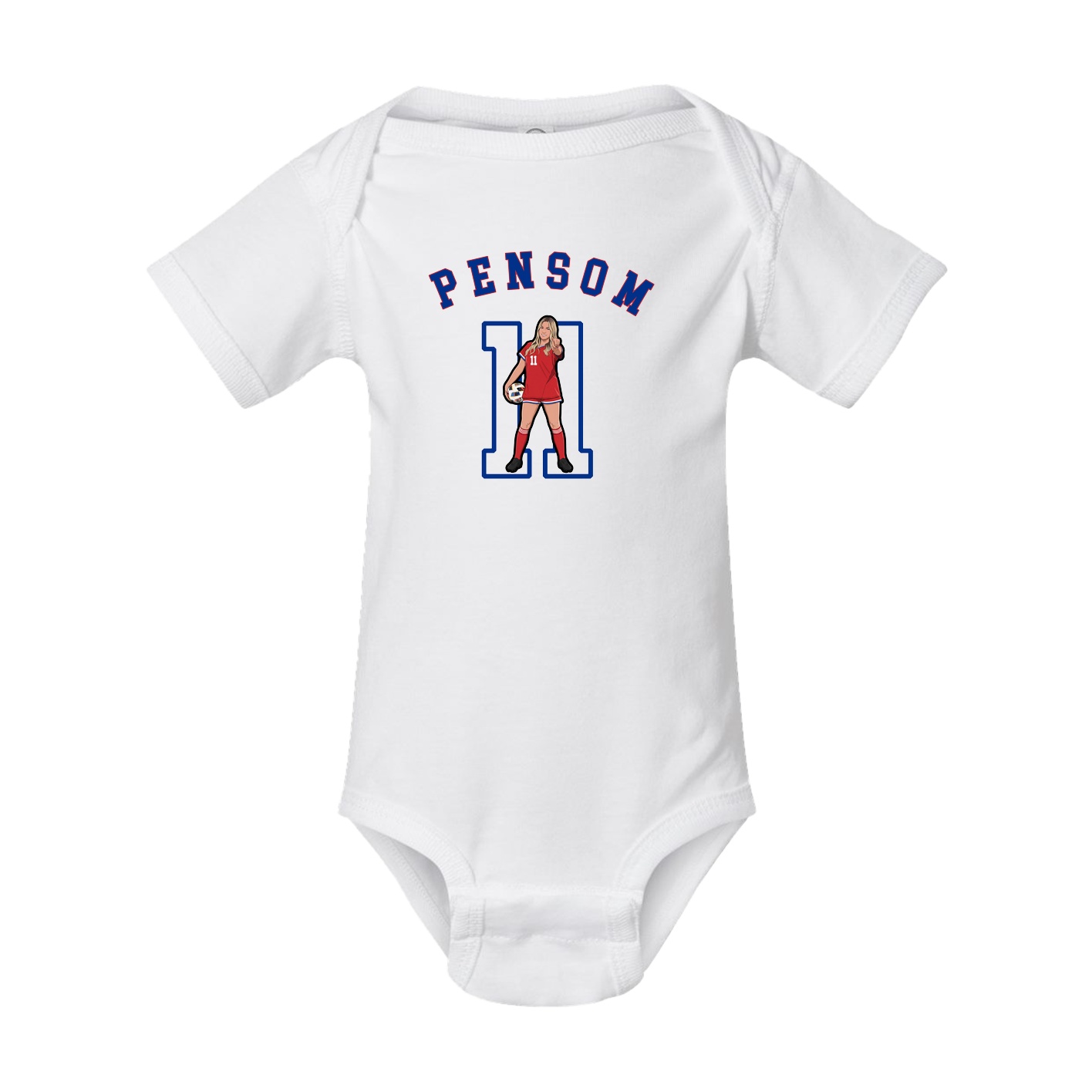 Baby Onesie — Shirsey Arch in White