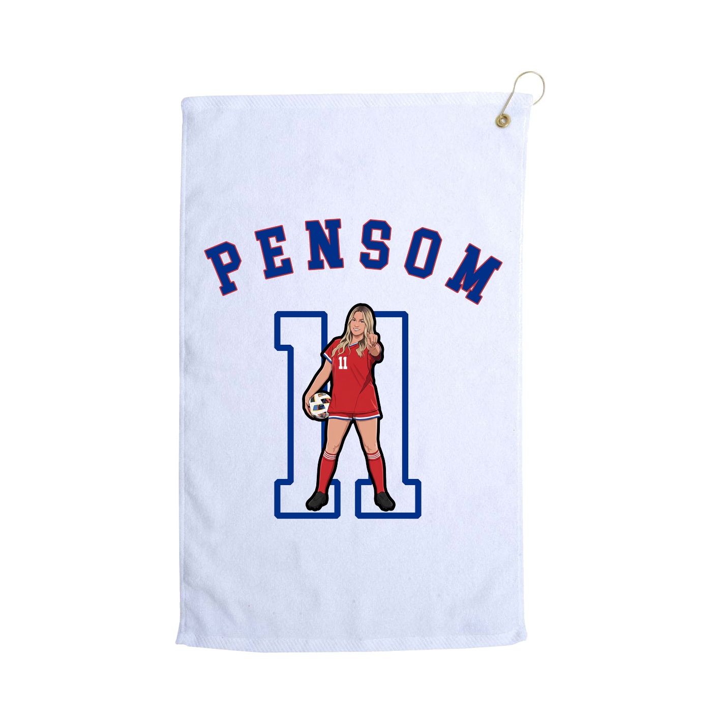 Golf Towel — Shirsey Arch in White