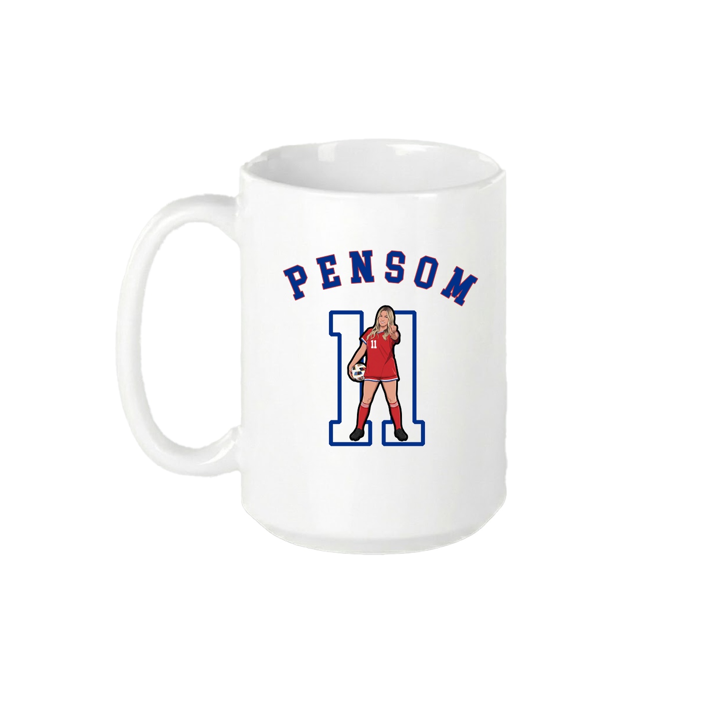 15oz Coffee Mug — Shirsey Arch in White