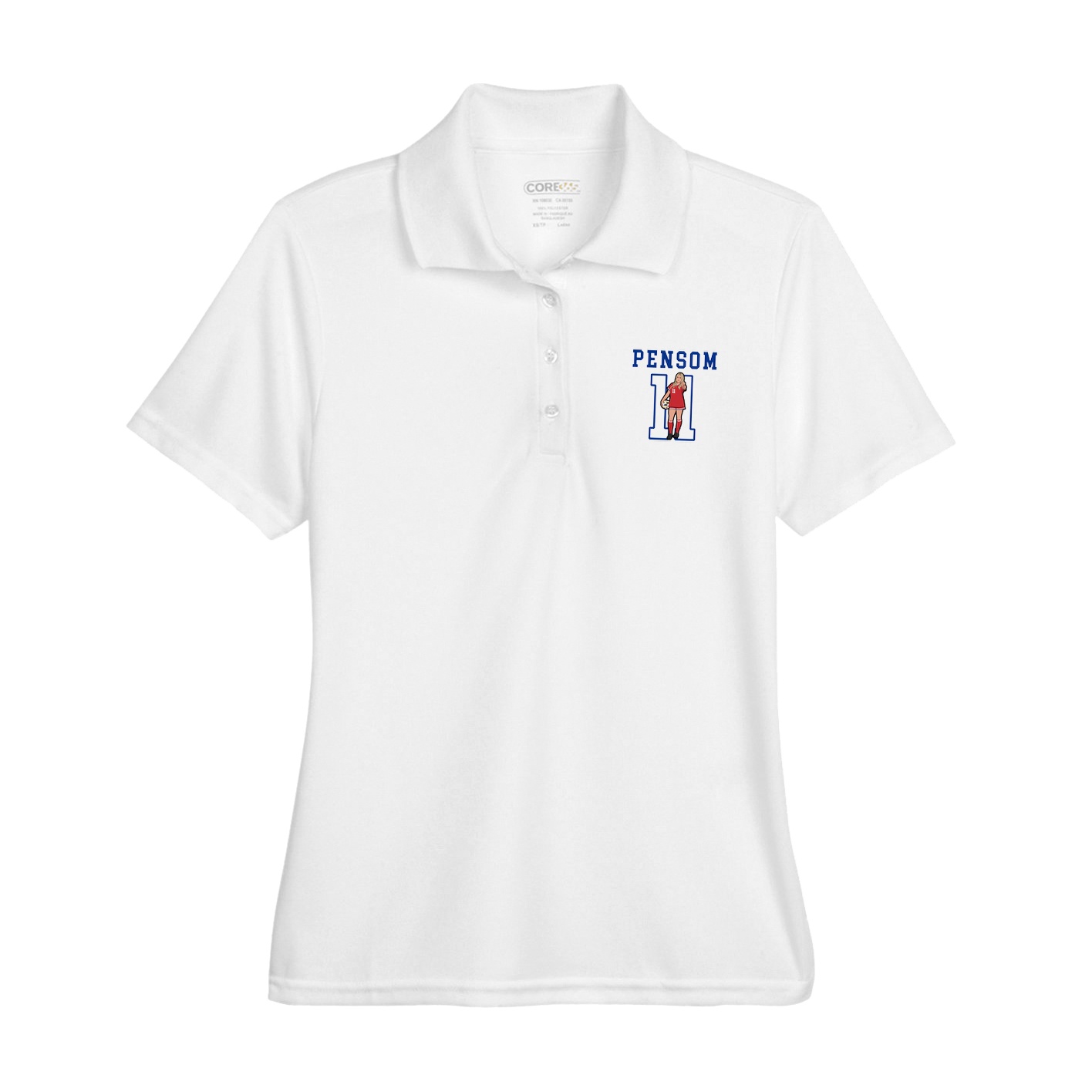 Womens Performance Polo — Shirsey in White