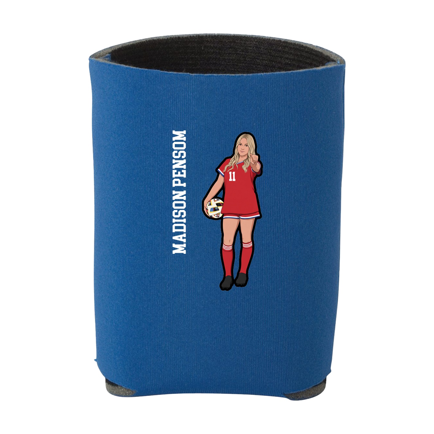 Can Holder — Name Vertical in Royal