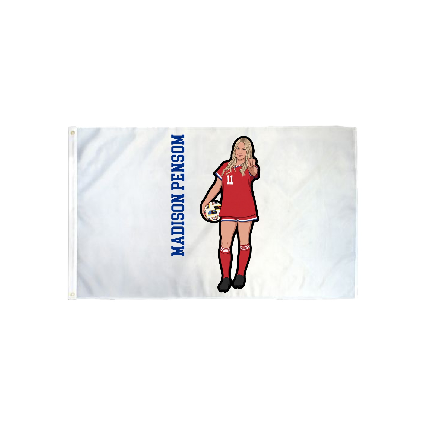 3x5 Flag — Name Vertical in Classic