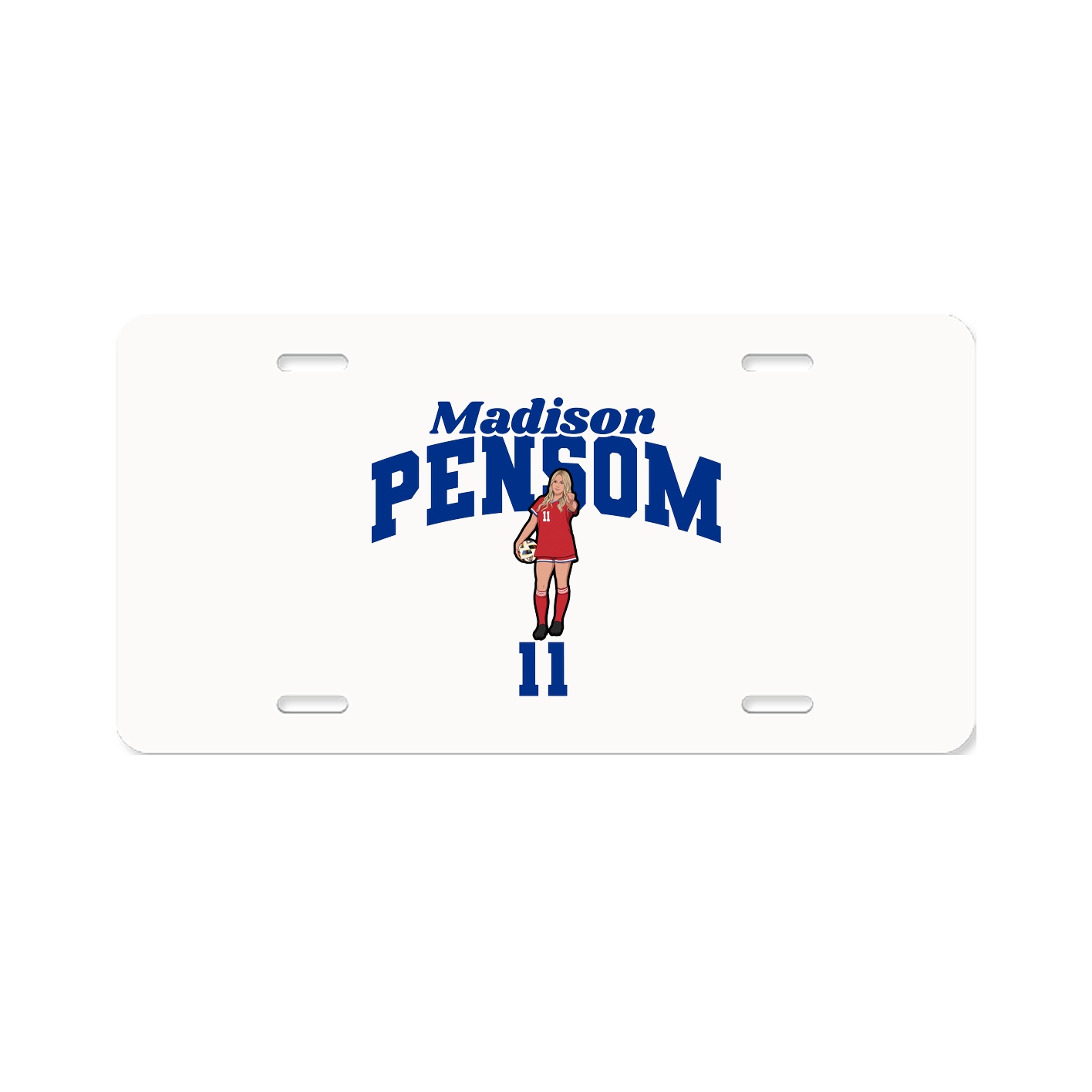 License Plate — Signature Arch in Classic