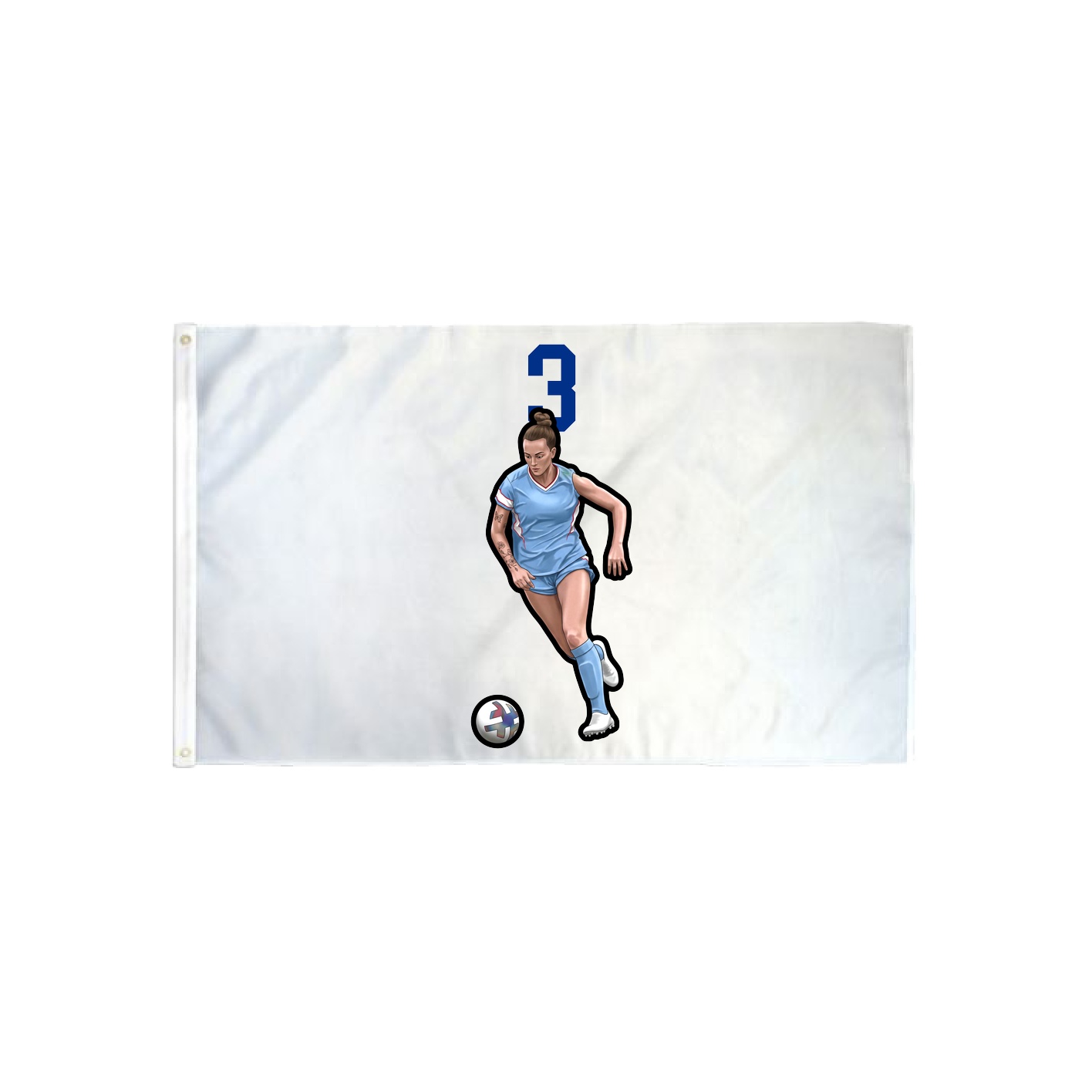 3x5 Flag — Number Top in Classic