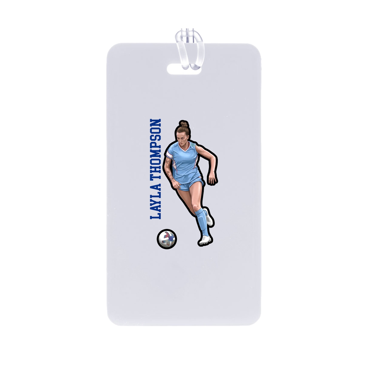Bag Tag — Name Vertical in Classic