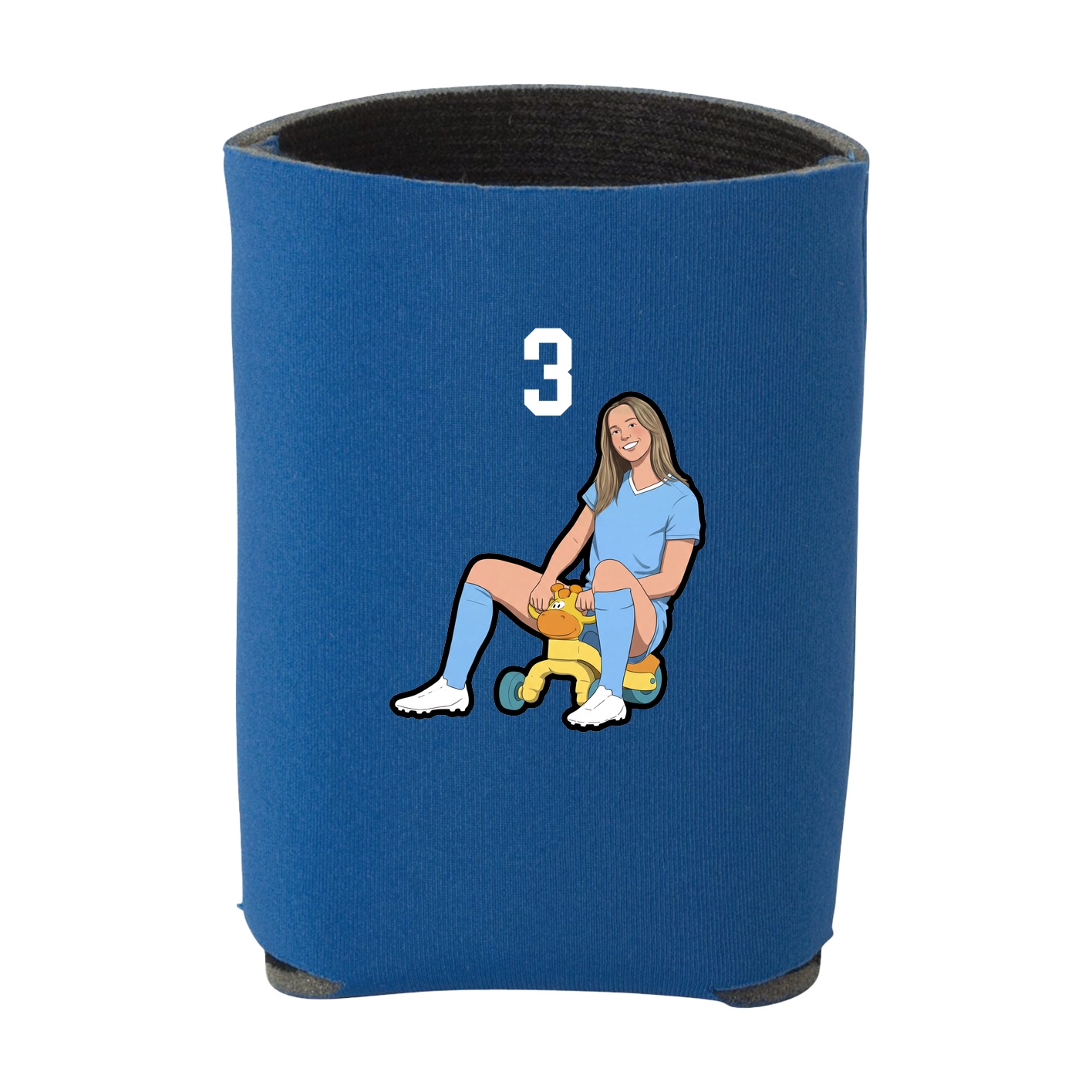 Can Holder — Number Top in Royal