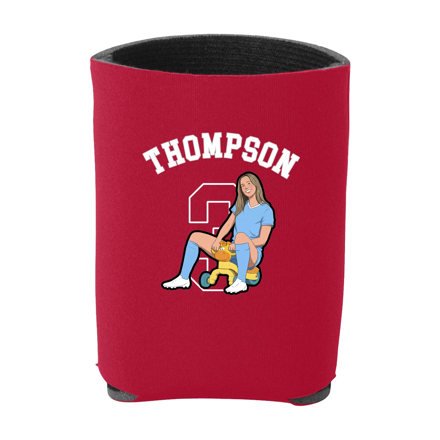 Can Holder — Shirsey Arch in Red